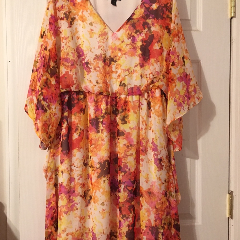 Thalia Sodi batwing blouson dress